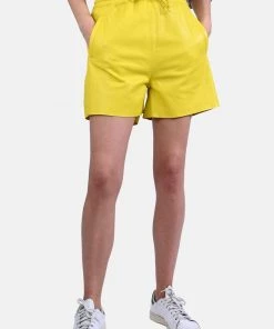 Oakwood Damen PICK Lederhose Yellow