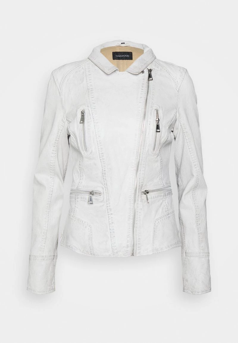Oakwood Damen CAMERA Lederjacke White 1 Oakwood Damen CAMERA Lederjacke White