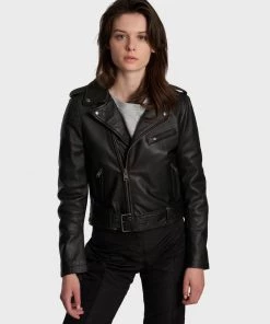 Oakwood RADIO Lederjacke Black Damen